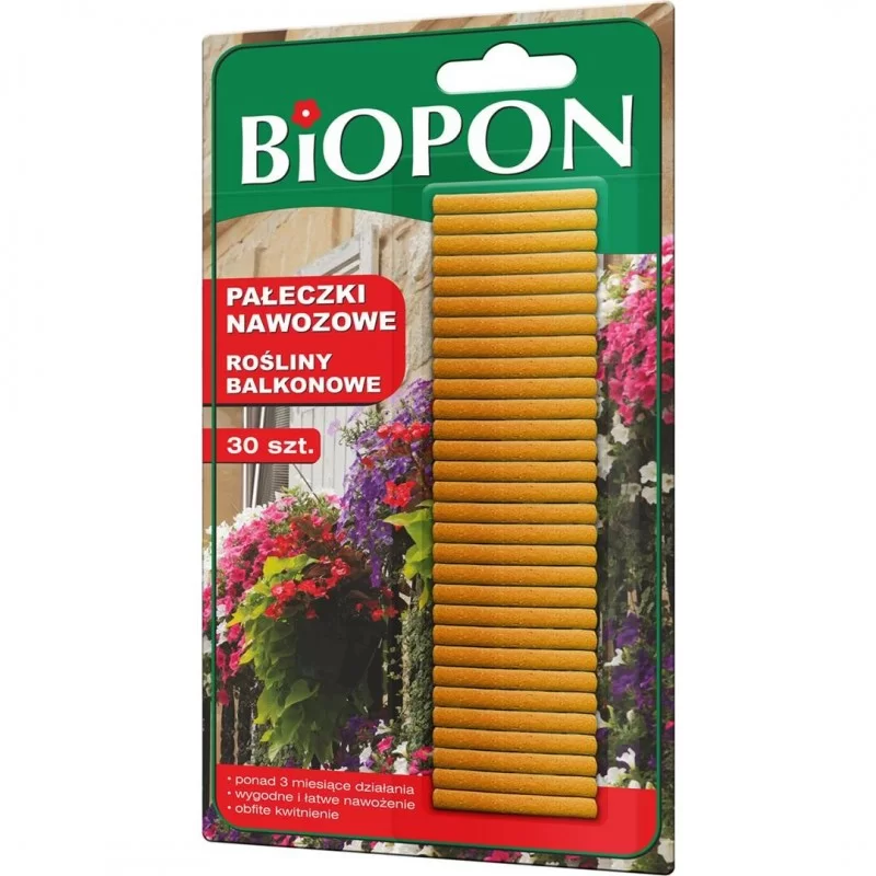 BIO pałeczki nawozowe do roślin balkonowych 30szt - 1