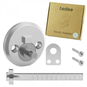 Adapter TEDEE wkładek skandynawskich srebrny GERDA - 1