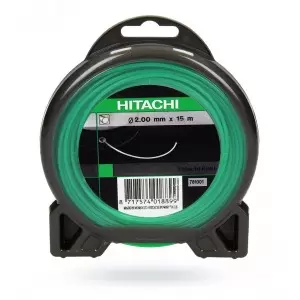 Żyłka tnąca okrągła 2,0mmx15mb  HITACHI zielona - 1