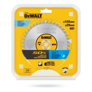 Tarcza 140x40T 20mm DEWALT DT1918 do metalu INOX
