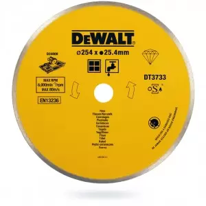 Tarcza diamentowa 250x1,6x25,4 DEWALT DT3733 pełna