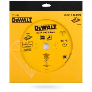 Tarcza diamentowa 250x1,6x25,4 DEWALT DT3733 pełna