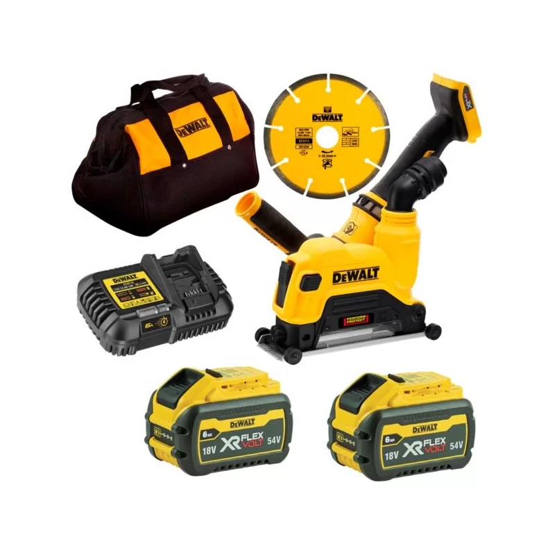 Szlifierka do betonu 125 54V 2x6Ah FlexVolt DeWalt DCG4610T2