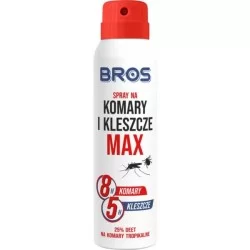 BROS spray na komary i kleszcze 90ml MAX czerw(12)