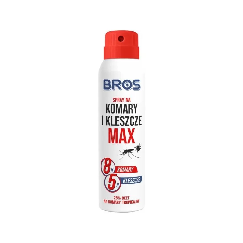 BROS spray na komary i kleszcze 90ml MAX czerw(12)