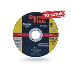 Tarcza do metalu 125x1,0 INOX GERMA (DYSK-10szt)