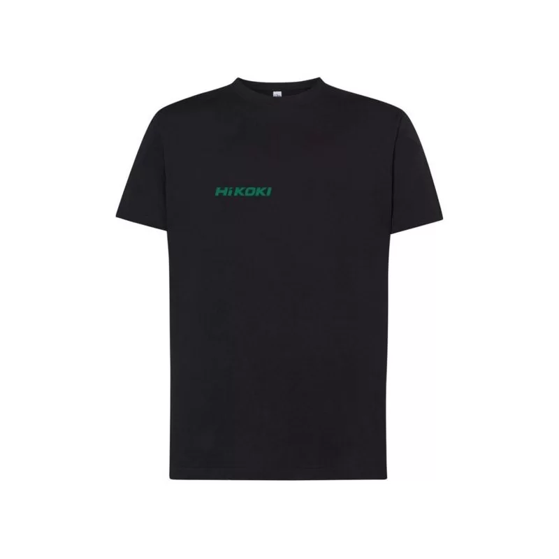 Koszulka T-shirt L czarna z logo HIKOKI