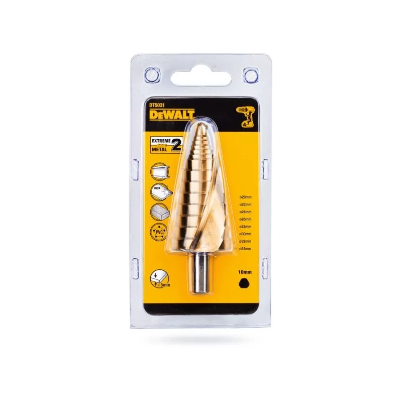 Wiertło stopniowe DeWALT DT5031 meta 20-34mmhex10