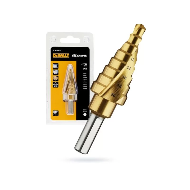 Wiertło stopniowe 6-20mm TITANIUM DeWALT DT90248