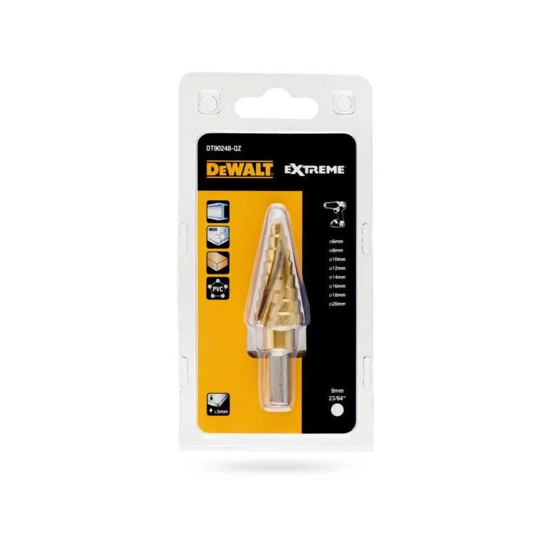 Wiertło stopniowe 6-20mm TITANIUM DeWALT DT90248