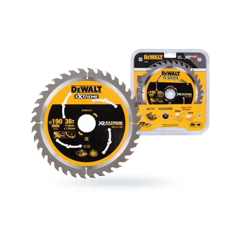 Piła tarczowa DeWalt DT99563 190x36zx30 EXTREME