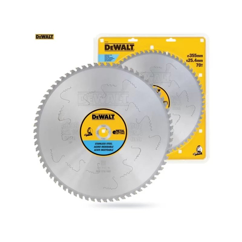 Tarcza DEWALT DT1921 355x70T 25,4mm do metalu INOX