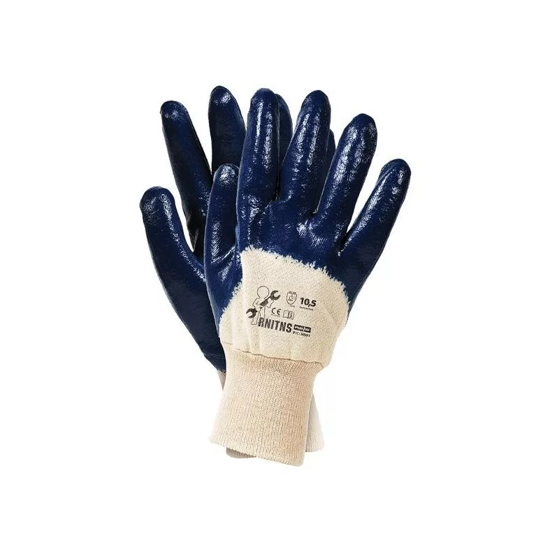 Rękawice nitrylowe RNITNS niebieskie (12)