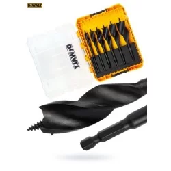 Wiertła do drewna 6cz spir pudełko DeWALT DT90238