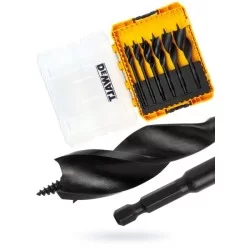 Wiertła do drewna 6cz spir pudełko DeWALT DT90238