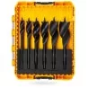 Wiertła do drewna 6cz spir pudełko DeWALT DT90238