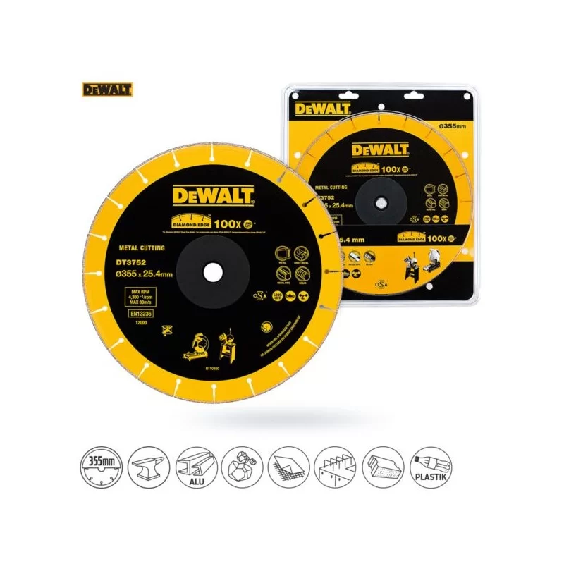 Tarcza diamentowa DeWalt DT3752 segment 355x25,4
