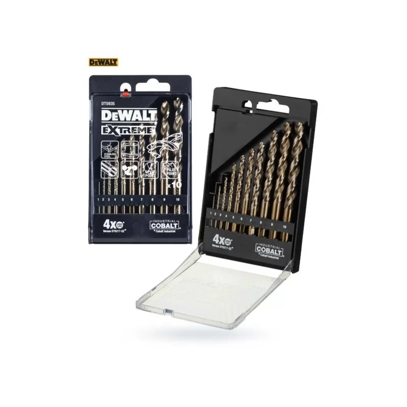 Zestaw wierteł do metalu 1-10 10cz HSS-E COBALT