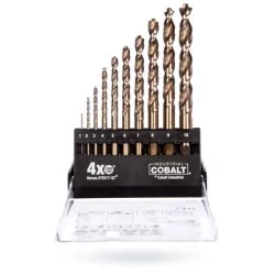 Zestaw wierteł do metalu 1-10 10cz HSS-E COBALT