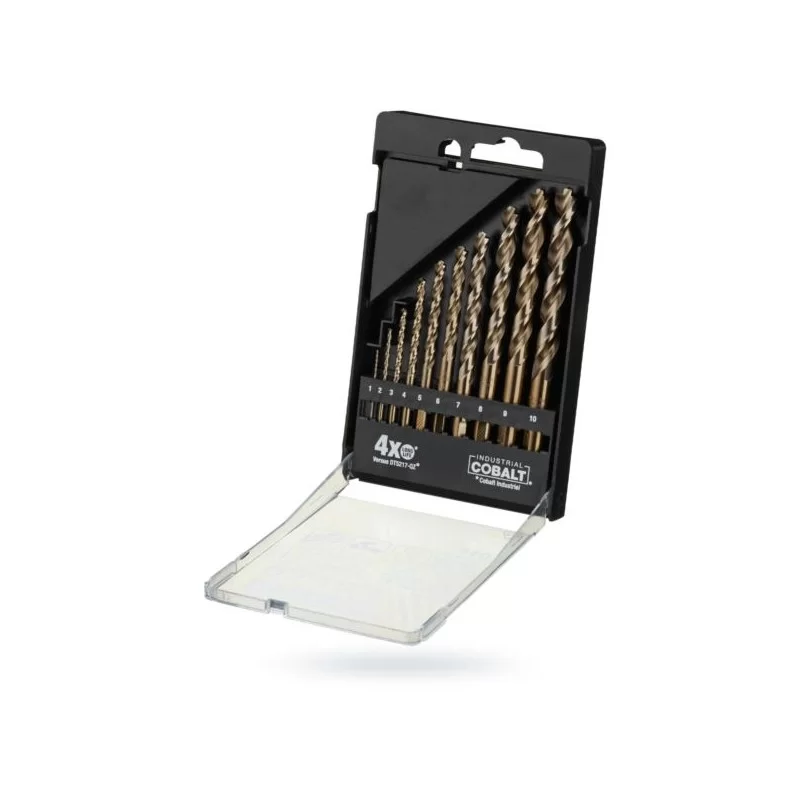 Zestaw wierteł do metalu 1-10 10cz HSS-E COBALT