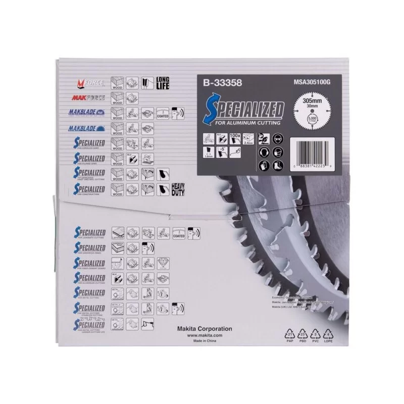 Tarcza do aluminium 305x30mm 100z Makita B-33358