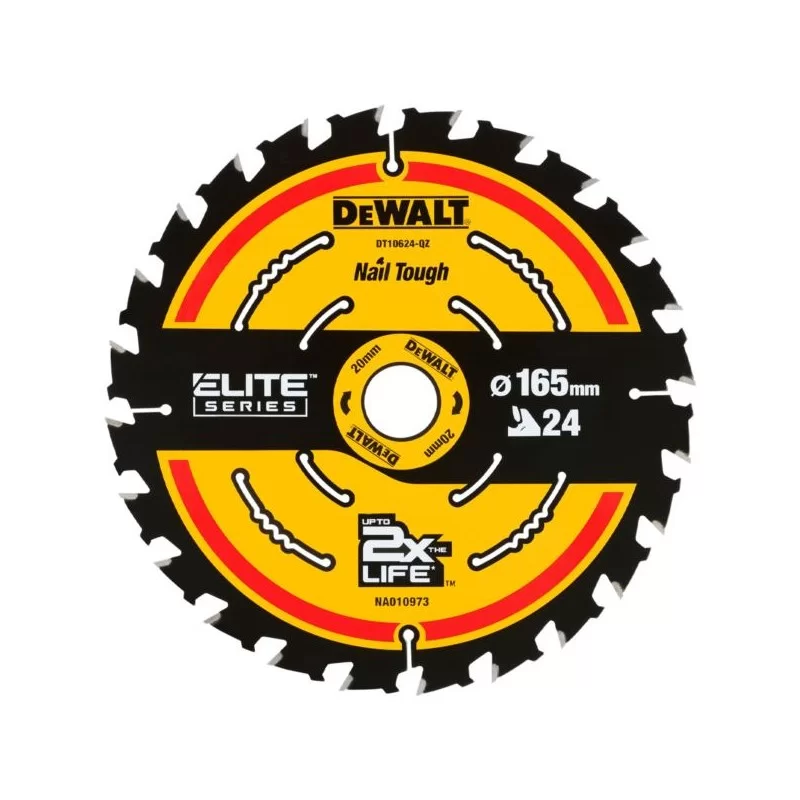 Tarcza do drewna 165x20mm 24 zęby DeWALT DT10624
