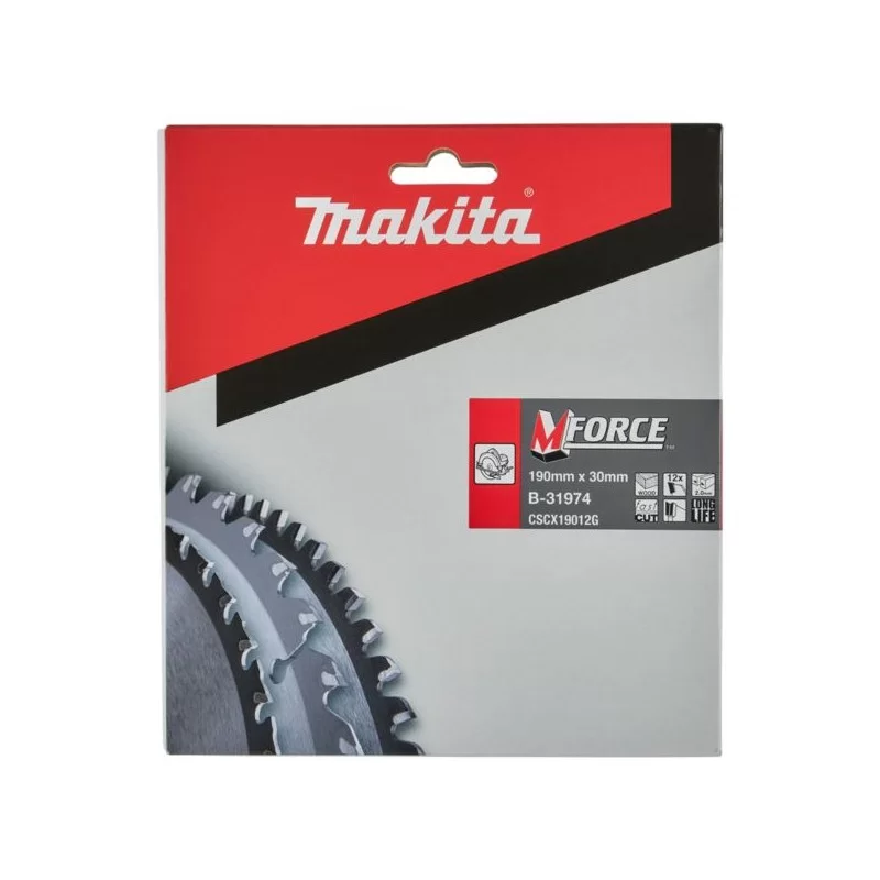 Tarcza do drewna 190x30mm 12 zębów Makita B-31974
