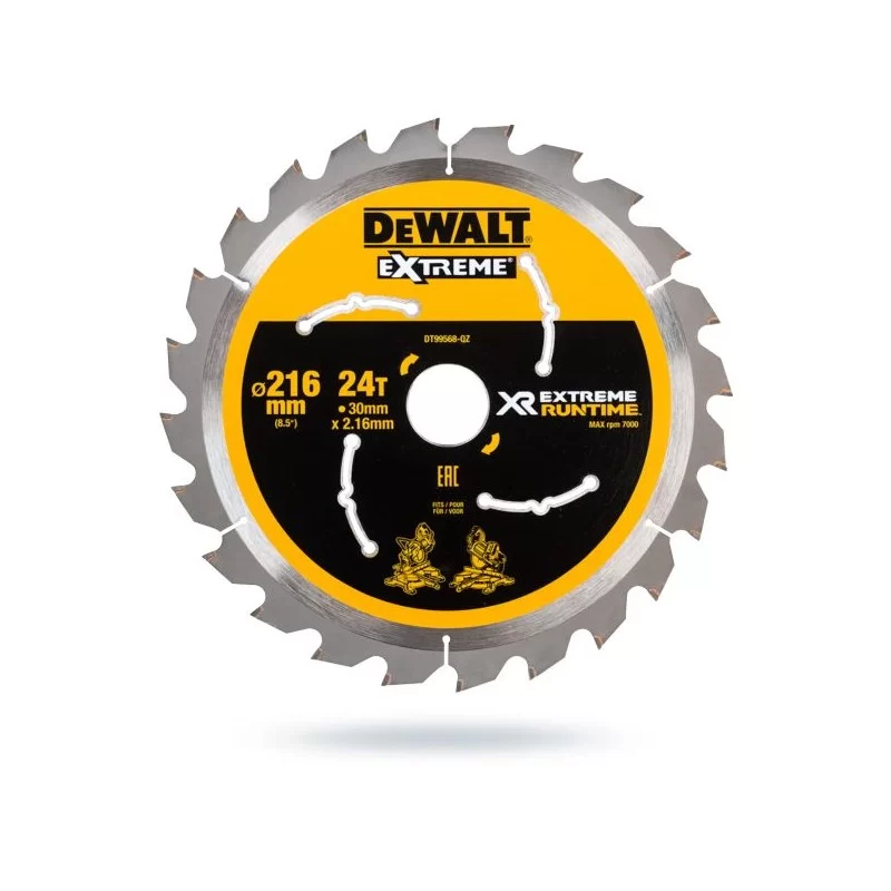 Piła tarczowa DEWALT DT99568 216x24zx30 widia XR