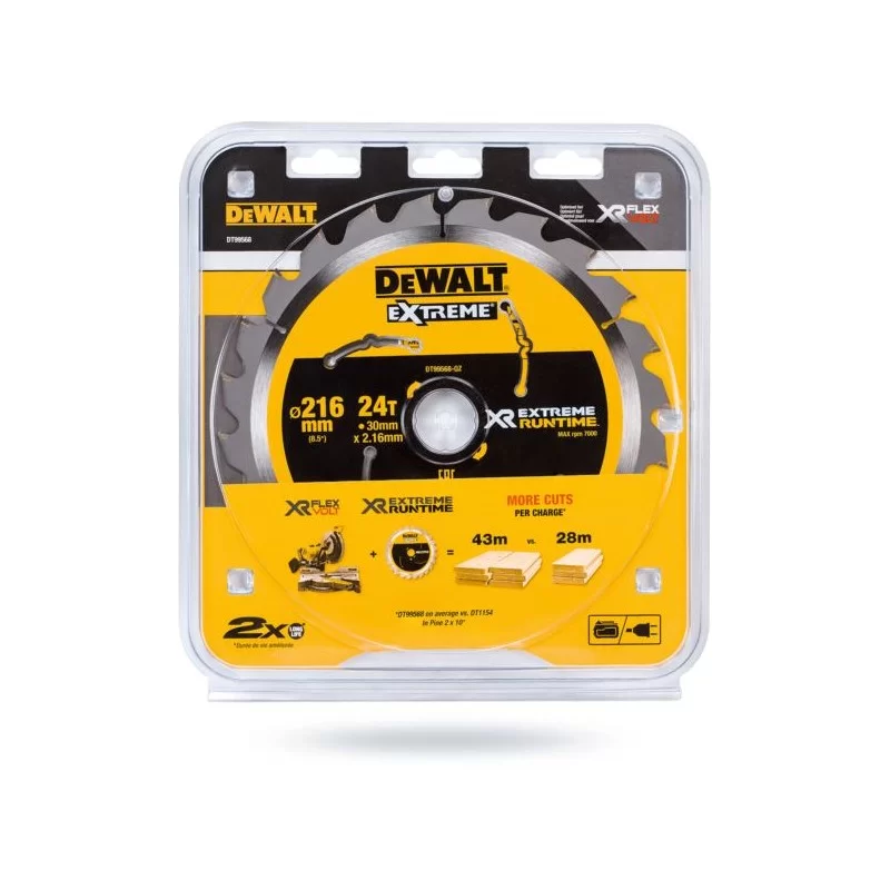 Piła tarczowa DEWALT DT99568 216x24zx30 widia XR