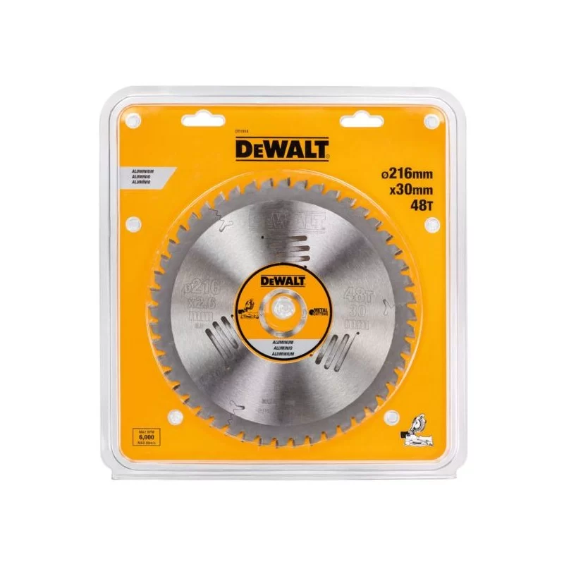 Piła tarczowa 216x48zx30 aluminium DeWalt DT1914