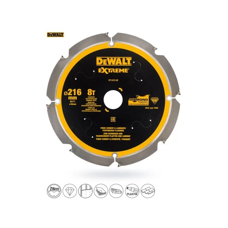 Piła tarczowa DeWalt DT1473 216x48zx30 widia EXTRE