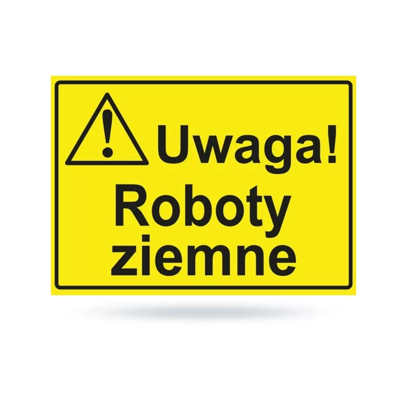 Tab: Uwaga! Roboty ziemne BTO-34 25x35cm