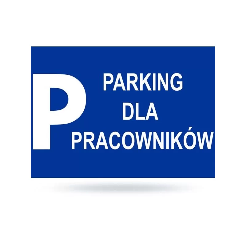 Tab: Parking dla pracowników 25x35 cm