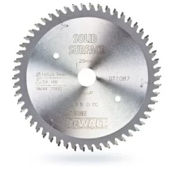 Piła tarczowa DeWALT DT1087 165x54zx20 widia EXTRE