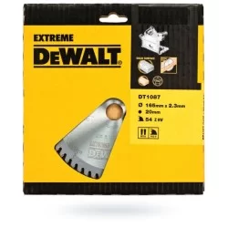 Piła tarczowa DeWALT DT1087 165x54zx20 widia EXTRE