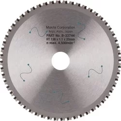 Tarcza do metalu 136x20mm 56 zębów Makita B-33744