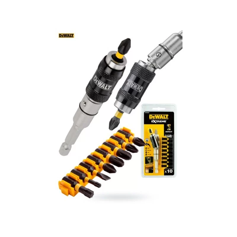 Zestaw bitów 10 cz UDAR TORSION DEWALT