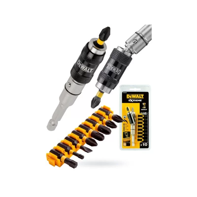 Zestaw bitów 10 cz UDAR TORSION DEWALT