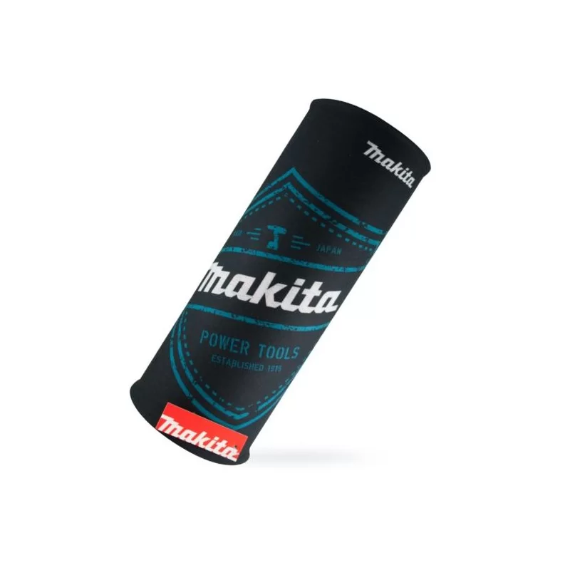 Szal - komin MAKITA R-0342 w kolorze czarnym z logo marki i grafiką