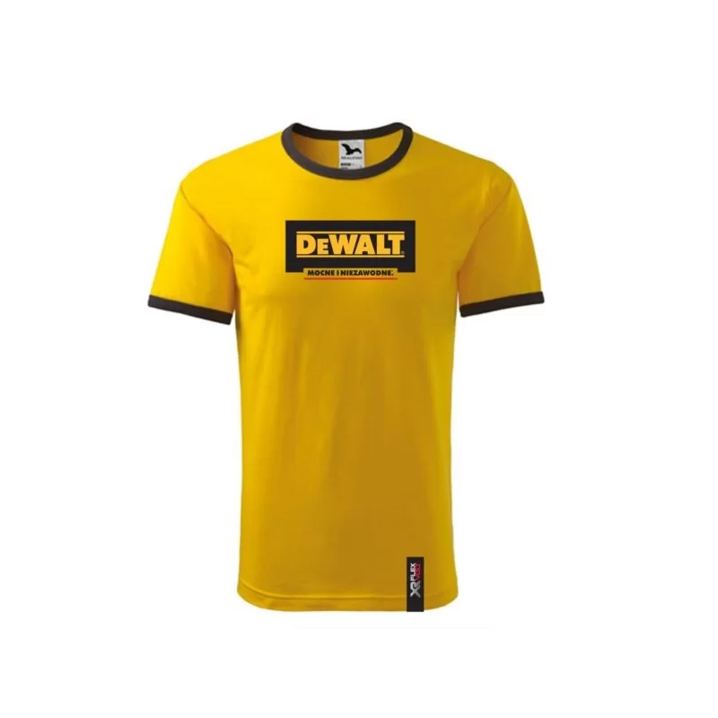 Koszulka T-Shirt L żółta DEWALT