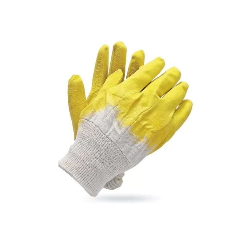 Rękawice gumowane-żółte GRIP RGs