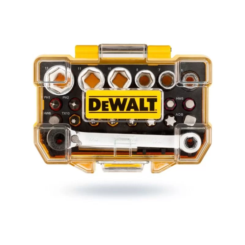 Zestaw 24 bity nasadki grzechotka DEWALT DT71516