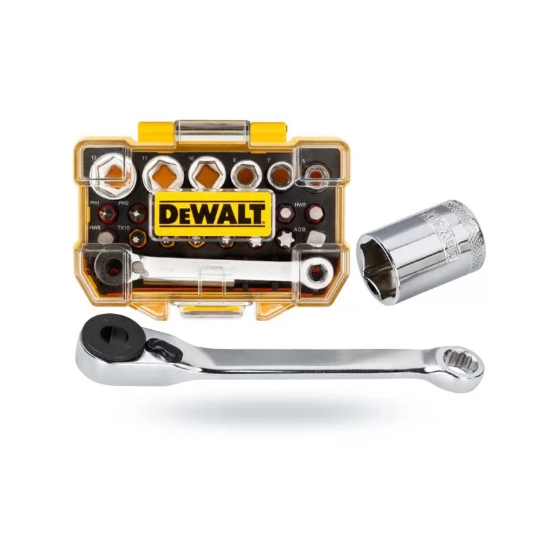 Zestaw 24 bity nasadki grzechotka DEWALT DT71516