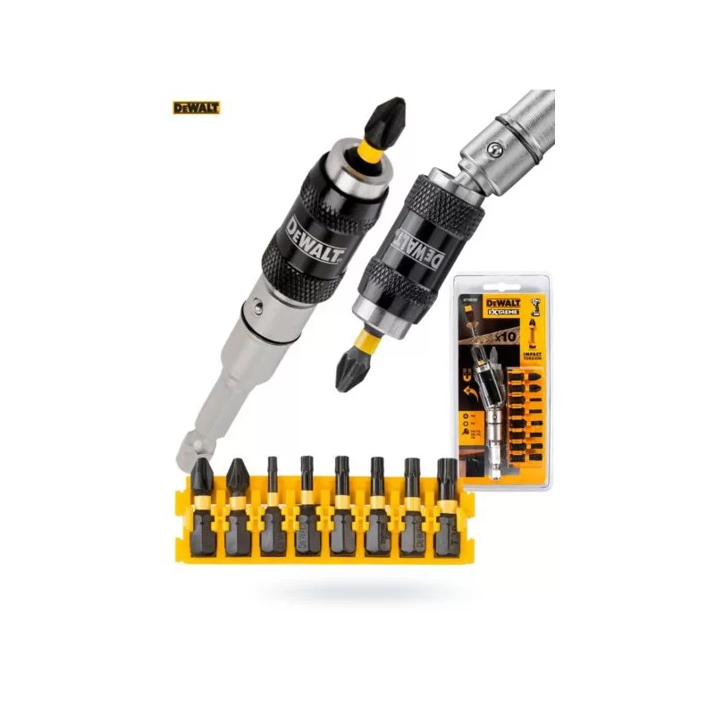 Zestaw bitów 10cz UDAR TORSION DEWALT DT70578T