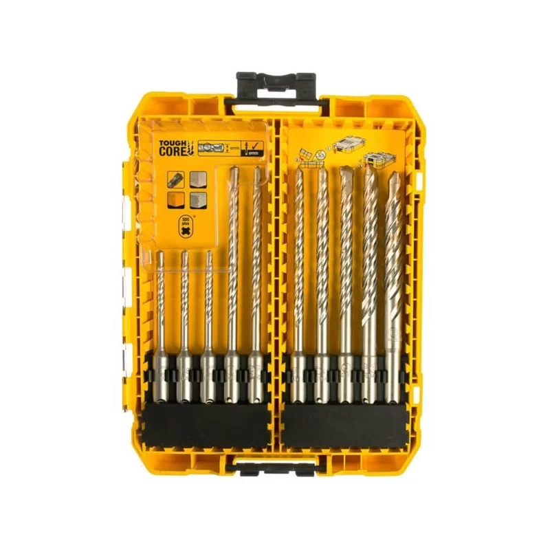 Zestaw 10 wierteł udarowych SDS+ DeWALT DT70753