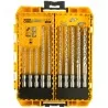 Zestaw 10 wierteł udarowych SDS+ DeWALT DT70753