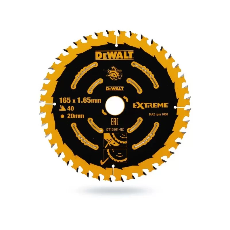 Piła tarcz DEWALT DT10301 165x40zx20 widia EXTREME
