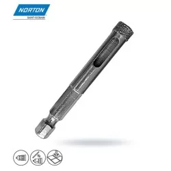 Wiertło diamentowe 8mm NORTON do GRESU na mokro