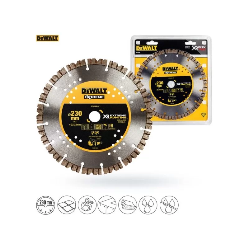 Tarcza diamentowa 230 DEWALT DT40260-QZ segment EX
