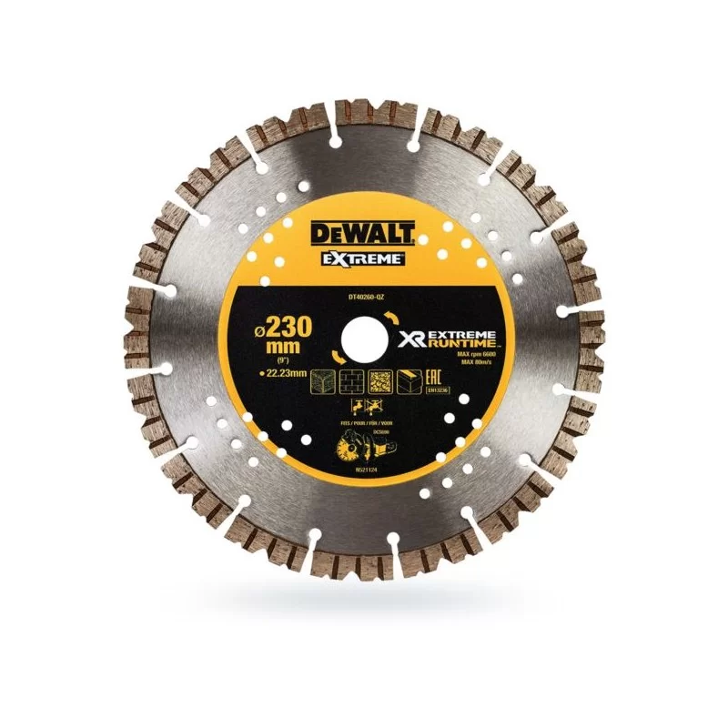 Tarcza diamentowa 230 DEWALT DT40260-QZ segment EX